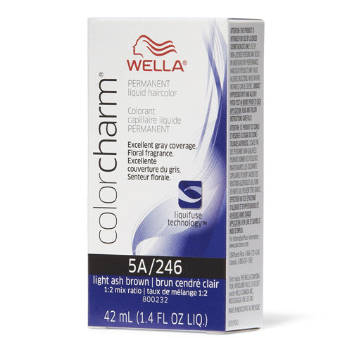 Wella Color Charm 5A by 246 Liquid Hair Color Permanent, 1.4 Oz